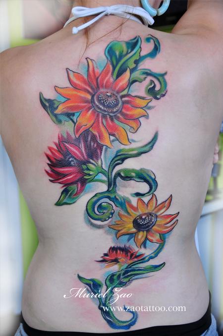 Muriel Zao - Sunflower Tattoo